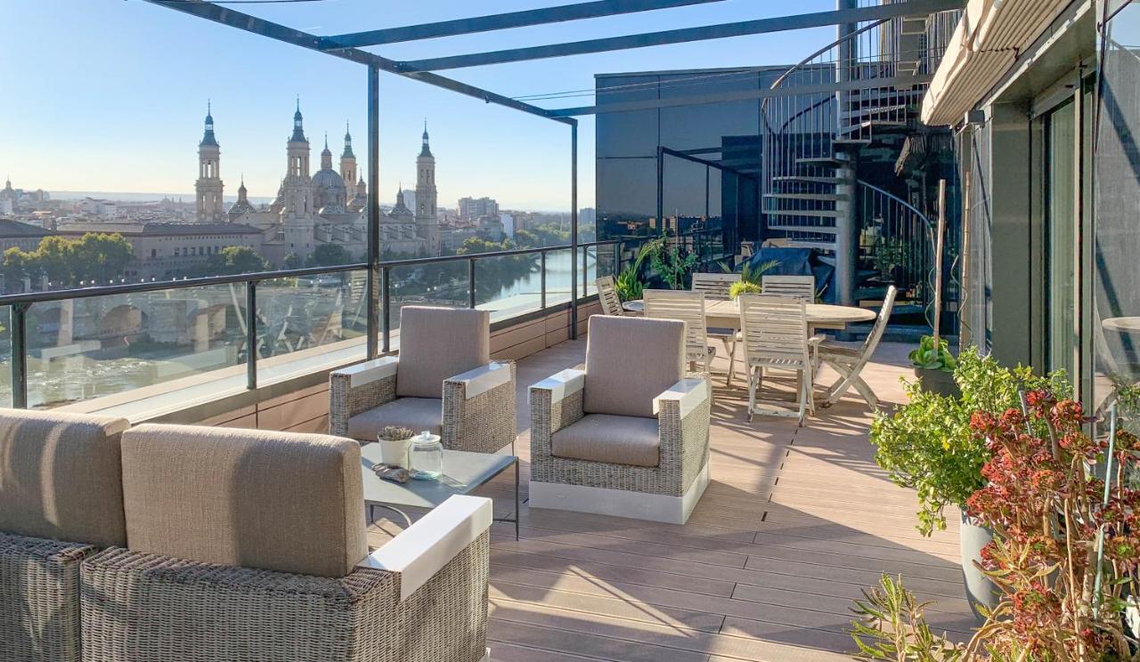 ático Mejores Vistas Al Pilar Jacuzzi Y Garaje Apartamento Zaragoza