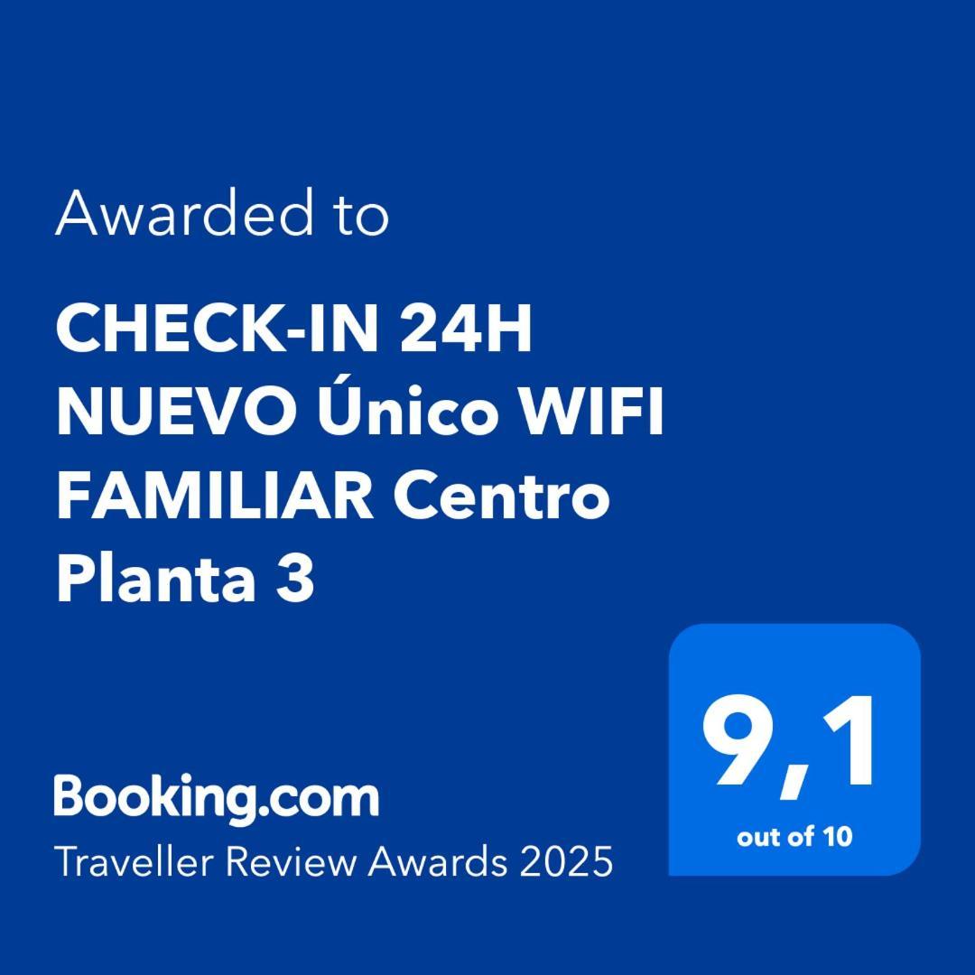 Apartamento Check-in 24h Nuevo único Wifi Familiar Centro 3
