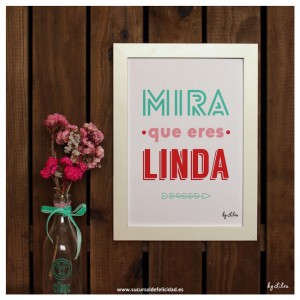 Mira que eres linda